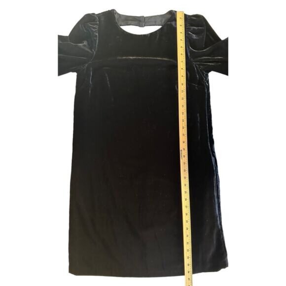 BODEN Women's Velvet Open Back Mini Dress Size 6 Black - Picture 11 of 11